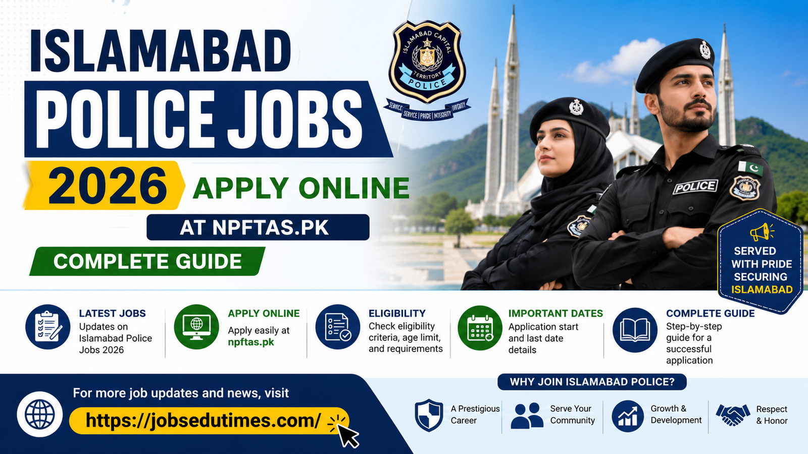 Islamabad Police Jobs 2026 Apply Online at npftas.pk – Complete Guide